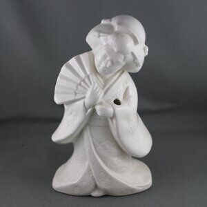 Vintage Benihana Mug - Full Body Geisha with Fan - Ceramic Mug